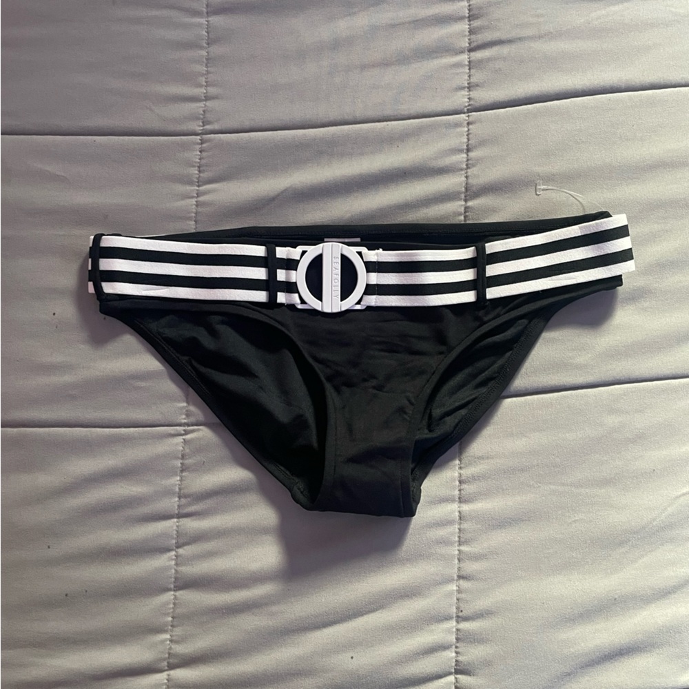 NWOT Seafolly Belted Hipster Bikini Bottom | Women’s Bikini Bottom - Picture 5 of 15